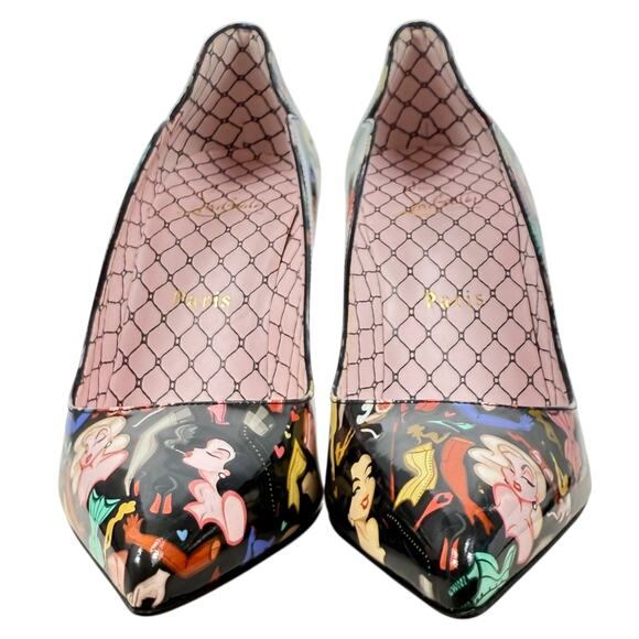 New Christian Louboutin Hot Chick Dr Bored Patent Leather Pumps Black Size 37 - Picture 4 of 10